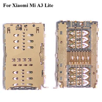 2STK For Xiaomi Mi A3 Lite SIM-Kort Læser topholder Skuffe Slot for Xiaomi Mi-3 Lite A3lite SIM-Kort Slot