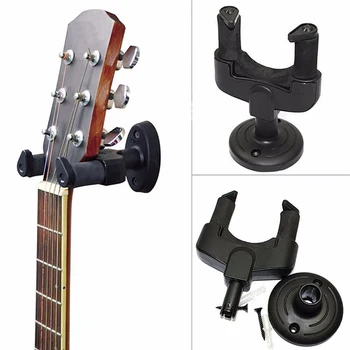 1 Sæt Universal Elektrisk Guitar vægbeslagene Holder Stand Rack Krog Mount til Alle Størrelse Guitarer, strygere vægbeslagene