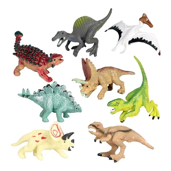 Realistisk Dinosaur Legetøj 3 År og Op til 2-3inch Dinosaurer Aktivitet Spiller