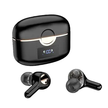 TWS Øretelefoner Bluetooth-compatible5.1 In-ear Trådløse Touch Øretelefon Bas, Stereo Hifi Musik Lydstyrke 4Mics headset Til Telefonen