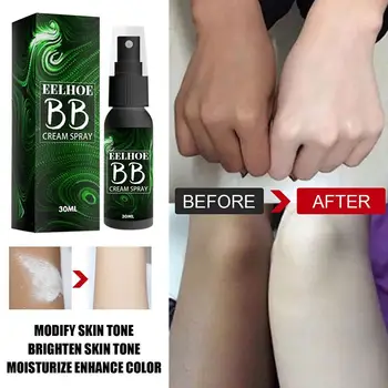 Spray BB Cream Concealer Lysere Hvidtekalk Fugtgivende Base Ansigt Foundation Makeup, Skønhed og hudpleje 30 ml koreanske Kosmetiske