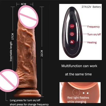 Varme Dildo Vibratorer til Kvinder, Sex Maskine Store Dildoer Kvindelige Vibrator Med Fjernbetjening Onanister sexlegetøj til Voksne
