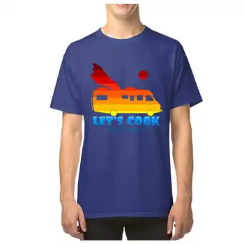 Lad os Koge Tshirt For Mænd Breaking Bad Tshirt Ukrudt Heisenberg Bil Udskrive Casual Tøj Sommer Bomuld Beige Sweatshirts Sunset