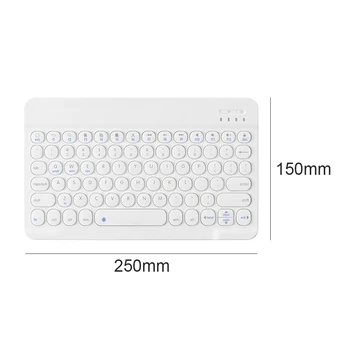 Slanke Trådløse Tastatur Kontor Bærbare Bluetooth-kompatible 3.0 Tastatur Omsorg Edb-udstyr til Mobiltelefoner, Tablet, Bærbar PC