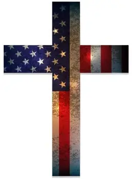 GT Grafik på Tværs af Amerikanske Flag Patriotiske Gud Velsigne Amerika - Vinyl Klistermærke Vandtæt Decal