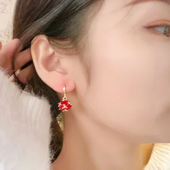 Hot style Smykker flerfarvet zircon dråbe øreringe kvinder mode personlighed lange øreringe ørestikker