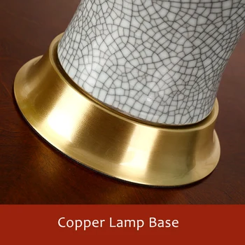 Kobber bordlampe sengelampe keramisk lampe overdådig luksus bord lamper til opholdsstue, som er indrettet Soveværelse led-lamper