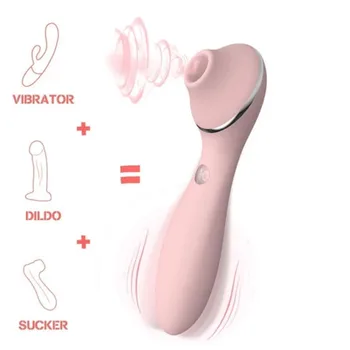 Hot KISS TOY Polly Sugende Vibrator Klitoris Sucker Opvarmede Nipple Sucker G Spot Vibrator Klitoris Stimulator Voksen Sex Legetøj