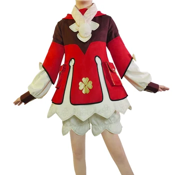 Anime Genshin Indvirkning Klee Keli Lolita Kjole Dejlige Uniform Cosplay Kostume Halloween Dragt Til Kvinder Outfit Nye 2020