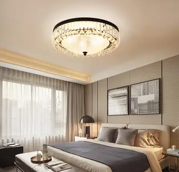 Nye Amerikansk-loft lampe stue, soveværelse lampe, enkelt og moderne LED krystal loftslampe