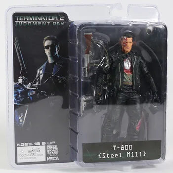 NECA Terminator, T-800 Arnold Schwarzenegger T-1000 Endoskeleton Action Figur Samling Toy