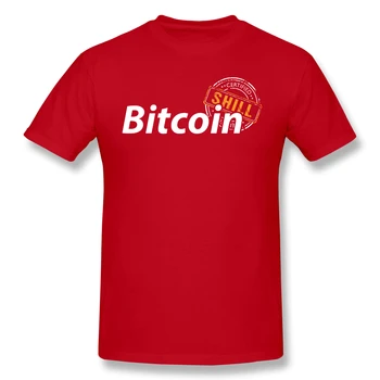 Landingsbanen mænd bitcoin 2020 Nye Ankomst T-Shirt Bitcoin Crewneck Bomuld til Mænd
