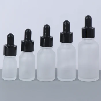 Tom Lip Gloss Rør Matteret Dropper Amber Glas Aromaterapi Væske Til Væsentlige Massage Olie-Pipette Genpåfyldelige Flasker