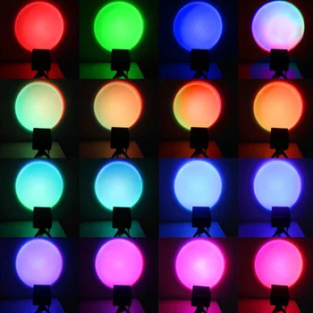 ZyHy 16 Farve Fjernbetjening Night Light gulvlampe Atmosfære Projektion Lampe LED gulvlampe-Gulvtæppe Projektion gulvlampe