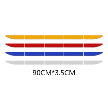 Ny bil Reflekterende Mærkat Advarer Krop Kuffert Til Xiaomi Samsung S8 iPhone 6 6s 7 8 9 X 11 Plus