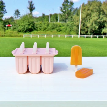 12 Huller Is Forme Sne Creme Popsicle Silikone Formen Sommeren Kreative DIY Dessert Håndlavet Æske Hjem Køkken Værktøjer
