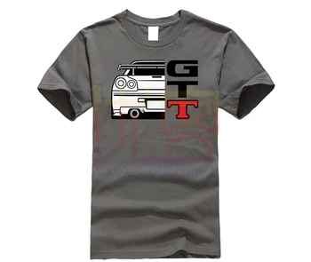 T-shirt Nissan Skyline R34 GTT tuning jdm legend (størrelser S-XXL) - Gratis Fragt