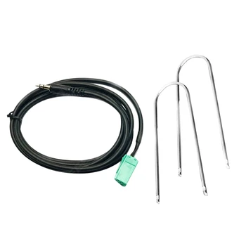 Kompatibel 3,5 Mm Ekstra Input Adapter Kabel til Renault Clio Megane Laguna CD-Skifter-Jack Stik