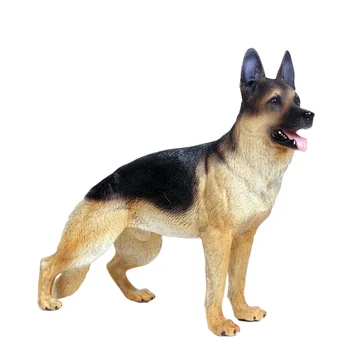 Simulering schæferhund Model Statisk Dyr Model Indretning for Børn Dreng