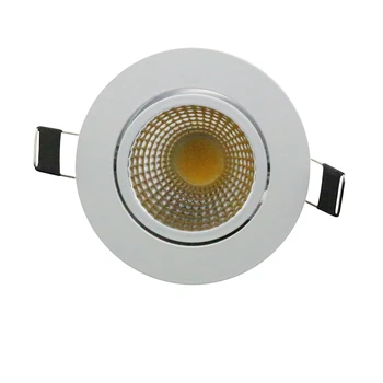 10X 5W/7W/9W/12W Hvid-runde COB LED Downlight Dæmpbar COB Downlight Lys AC85-265V Kabinet LED Lys