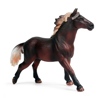 Pvc Fast Animalsk Hest Model Doll Toy Simulation Kan Samle Hesten Figur Legetøj
