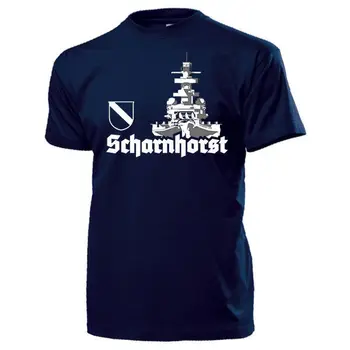 Mænd T-Shirt Til Mænd, Tøj Plus Size Schlachtschiff Scharnhorst Fejl Marine Ksm Schiff Foran Boringer -T-Shirt T-Shirt Engros