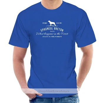 Mænd T-Shirt Tvl Hund Hunde Epagneul Breton Vintage Logo Skov Sjov Siviwonder Sjove t-shirt-Nyhed Tshirt Kvinder @010552