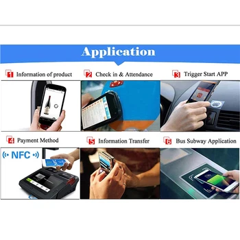 100 STK NFC-Tag for NTAG 215 Chip for Tagmo ,Arbejde med Alle NFC-Telefon PVC-Tags Vandtæt 504 Bytes Chip Mærkat