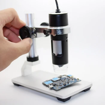 Mikroskop Aluminium Legering Hæve Sænke Scene OP og Ned Støtte bordstander