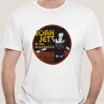 Mænd T-Shirt JOAN JETT Jett Cirkel T-shirt Sort t-shirt Hot Billige Mænd fashion t-shirt mænd bomuld, mærke teeshirt