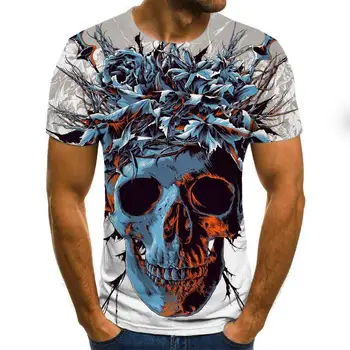 2021 nye Horror-film er det klovn mand/kvinde hip hop streetwear t-shirt med cool tøj man toppe joker 3d-print-t-shirt