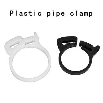 Plast rørholder plast Beslag clamp clamp plast spændebånd plast skruer 10 Stk