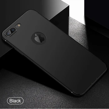 Luksus Blød Silikone Phone Case For iPhone 11 12 Pro Max Mini 6 7 8 Plus X XS Antal XR Sort Cover til Telefonen Protector Tilfælde
