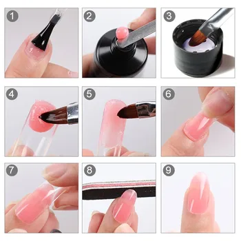 Poly Nail Gel Til Negle Forlængelse Finger nail art Manicure Akryl gel Lak hybrid 30 ML Poly UV Gel Polish Udvidelse