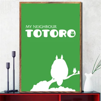 Anime Totoro Studio Ghibli på Væggen Kunst Plakater og Print på Lærred Maleri på Væg Kunst Billeder til stuen Hjem Dekoration