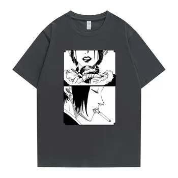 Nana Harajuku Manga Ren Honjo T-shirt i Åndbar Herre Tøj Hip-Hop Mandlige Korte Ærmer Tøj Japansk Anime Løs T-shirts