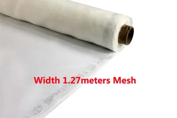 1.27 m x 2yards 80 Mesh (32T) serigrafi Fabric Mesh serigrafisk Tryk Udskrivning Hvide Mesh