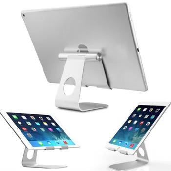 Justerbar Tablet Stå Aluminium Desktop Dock Stand Holder til iPad Kindle E-reader, Andre Tablets