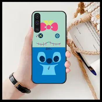 Flere Stitch Design Telefon dække skroget Til SamSung Galaxy S8 S9 S10E S20 S21 S5 S30 Plus S20 fe 5G Lite-Ultra sort blødt etui