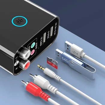 Bluetooth-Modtager Sender 2-I-1 Bluetooth-5.0 AUX Audio Adapter til TV Hovedtelefon Højttaler Stereoanlæg