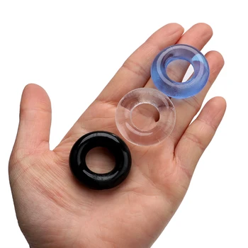 3 stk/sæt Cock Ring Kyskhed Penis Ring Sex legetøj til Mænd Mandlige Silikone Penis Hylster Forsinke Ejakulation Sex Produkter