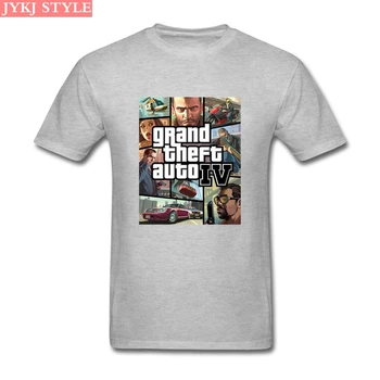 Hip Hop Grand Theft Auto IV T-Shirt Afslappet Herre T-Shirts Mode 202020 Cotton Crewneck XXXL Kort Ærme T-Shirts