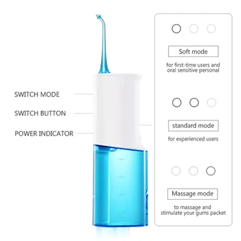 XIAOMI SOOCAS W3 Bærbare Dental Vand Flosser Electric for Xiaomi Mijia Mundtlig Irrigator Genopladelig Vandtæt Vand Tandstikker
