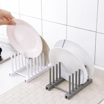 Plast Plade Skål Tørring Storage Rack Holder Selv Vask 2021 Ny Svamp Afløb Tørring Rack til køkken hylde arrangør afløbsbakke