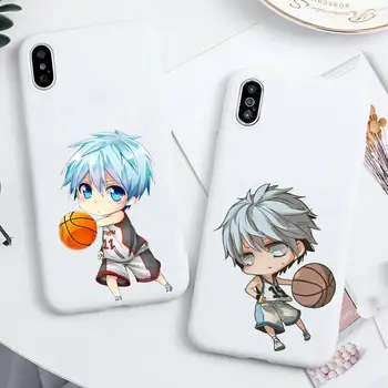 Kuroko ' s Basketball Phone Case For iphone 12 11 Pro Max Mini XS 8 7 6 6S Plus X SE 2020 XR Candy hvid Silikone cover