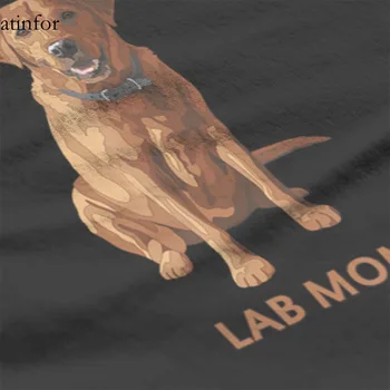 Lab Mødre Fox Red Labrador Retriever Hunden Elsker Gave T-Shirt Print Custom Bomuld Fashion Sort Plus Size Tøj 16183