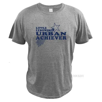 The Big Lebowski T-Shirt Lille Lebowski Urban Achiever Tshirt Kriminalitet Komedie Film Bomuld Vintage Behagelig Besætning Hals Toppe