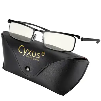 Cyxus Anti Blå Lys Læsning Briller Gennemsigtig Linse Presbyopic Briller Unisex Briller 2201