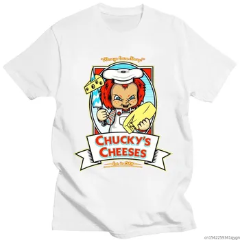Horror Chucky Harajuku Grafisk Tshirt Mænd Animationsfilm Ullznag Sjove Tegneserie T-Shirt Casual Streetwear T-Shirt Med Grafisk Top Tee Kvindelige