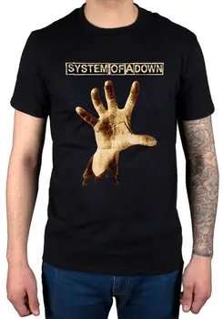 Officielle System of A Down Side T-Shirt SOAD System Nyt Merch Serj Tankian Nye Toppe 2018 Udskrive Breve Mænd T-Shirt